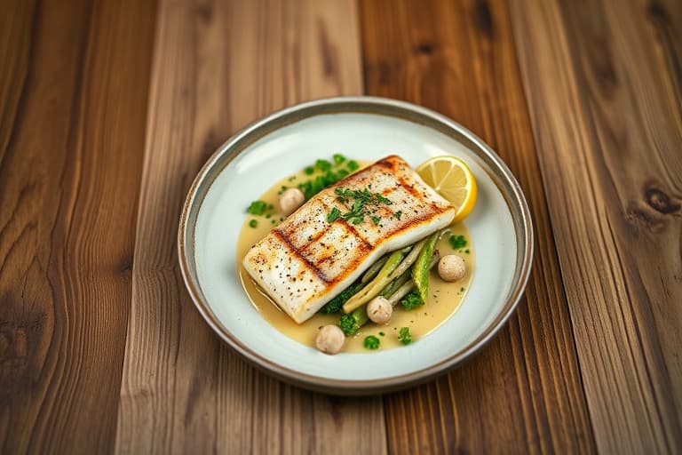 Helgrillet fisk med lime