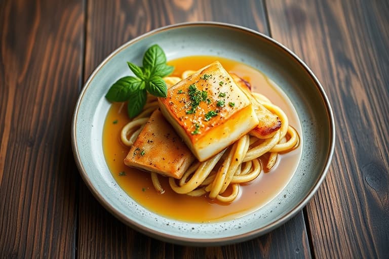 Sitronkaker med basilikasitronsirup