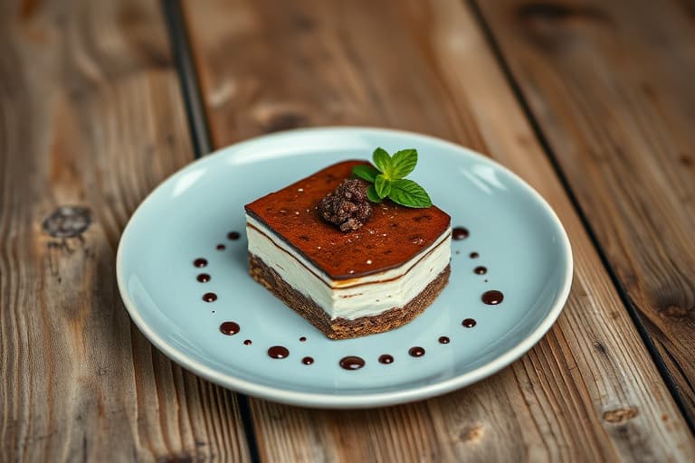 Hvit sjokolade-espresso-torte med hasselnøttpraliné