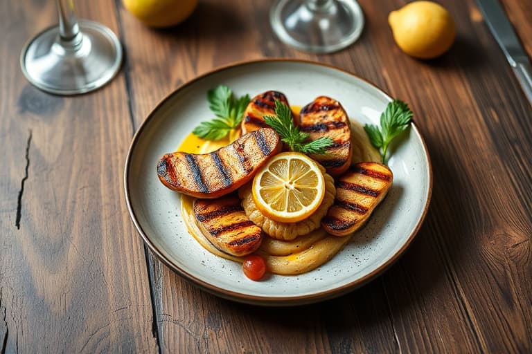 Grillede sitronreker