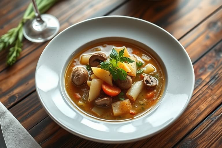 Sellerirotsuppe med shiitakesopp