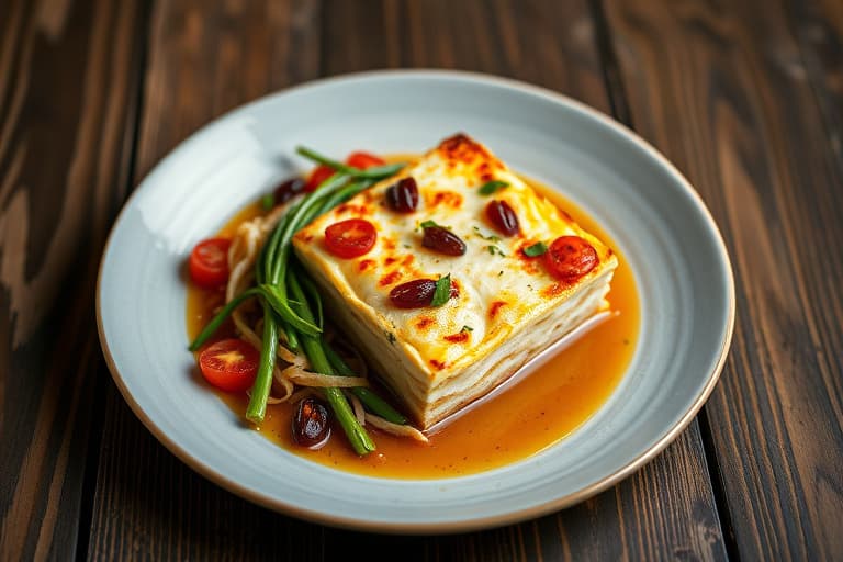 Quiche i parmaskinkeformer