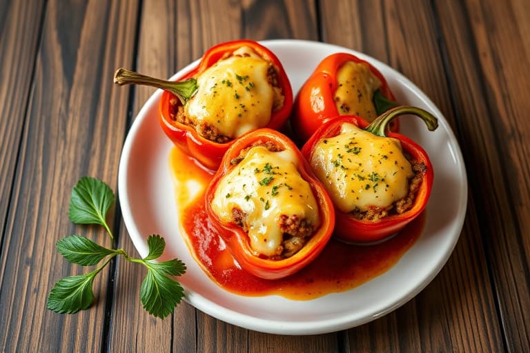 Cheesy Stuffed Peppers