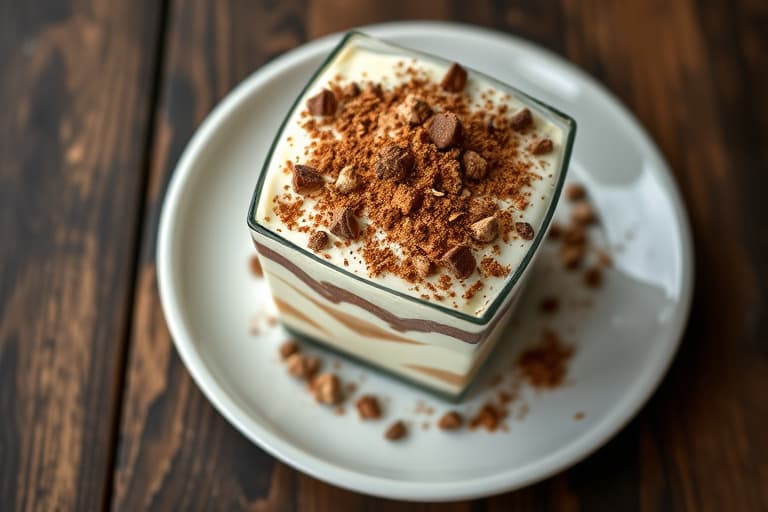 Tiramisu Eggnog Trifle