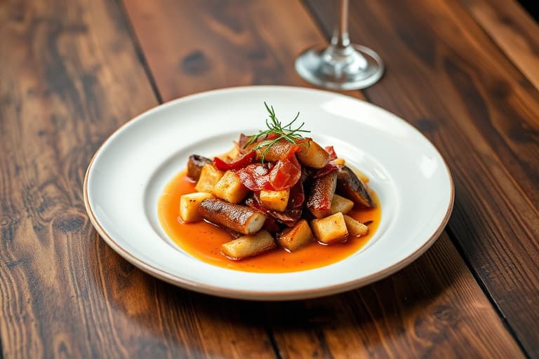 Kylling med rosmarin, pancetta og balsamicoeddik