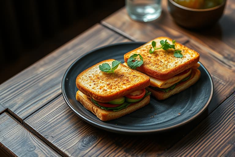 Agurk- og myntete-sandwiches