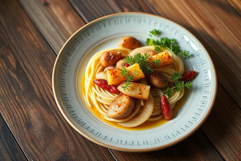 Ramen med røkt kalkunbuljong