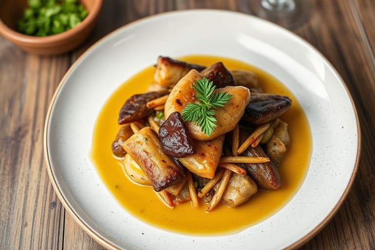 Chioggia-rødbeter med bringebær- og myntvinaigrette