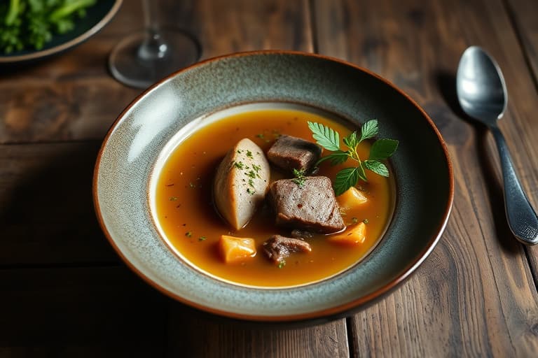 Ertesuppe med pølse og potet