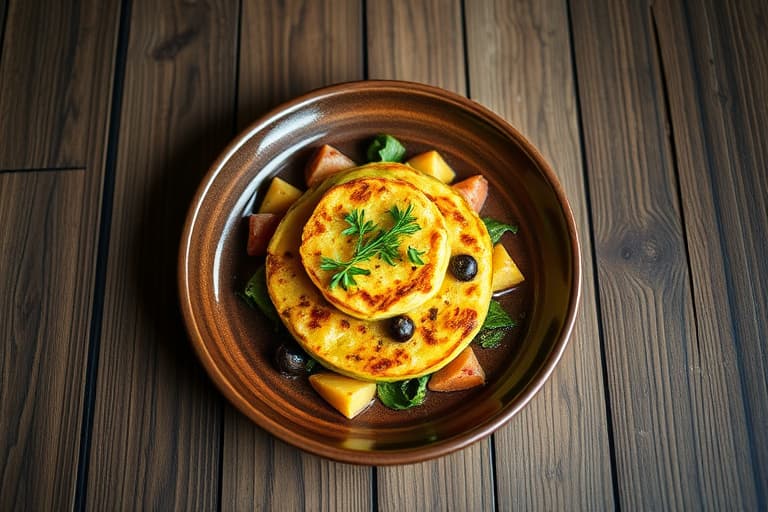 Langtidskokt asparges- og squashfrittata