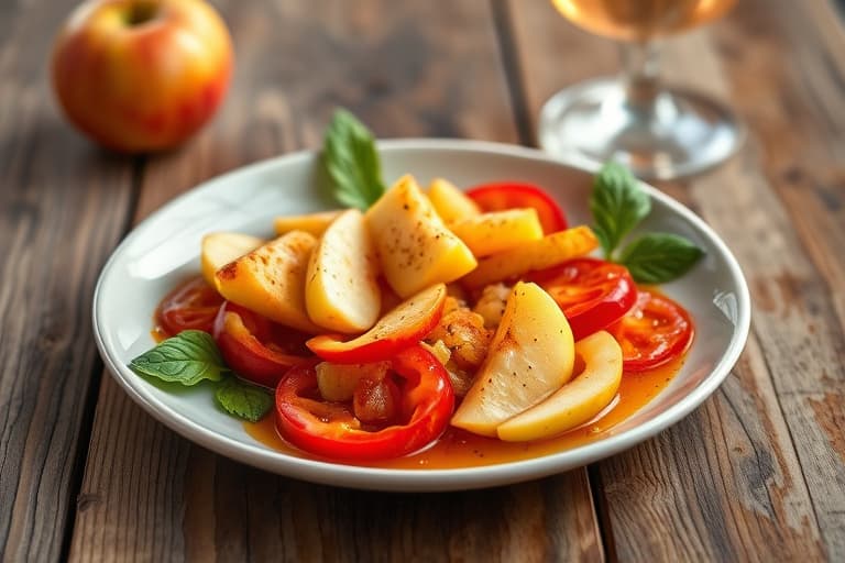 Gulrot-, Granny Smith- og ingefærjuice