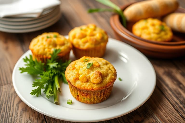 Chive-Corn Muffins