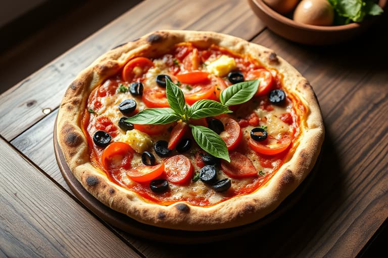 Panne-stekt hawaiipizza