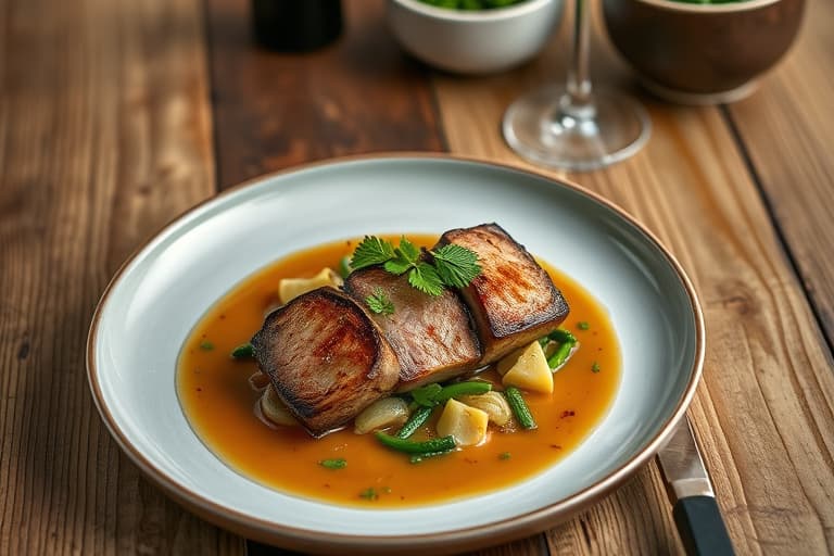 Kinesisk-inspirert stekt kylling med vårløk- og ingefærsdyppesaus