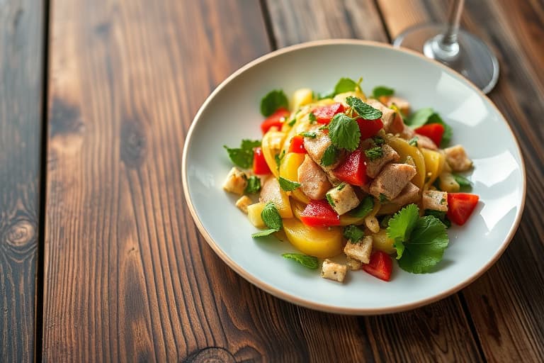 Krydret kikertersalat