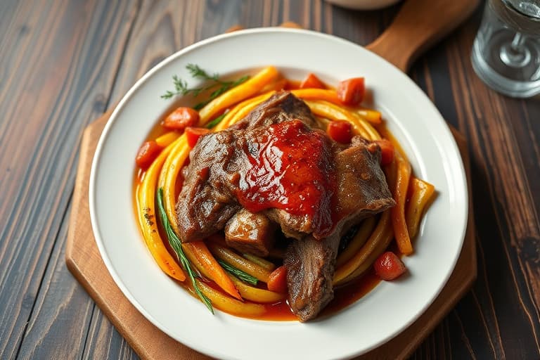 Langtidsstekte ribbe i Crock Pot