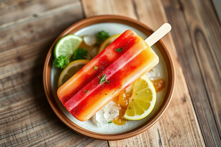 Agurk- og limepopsicles