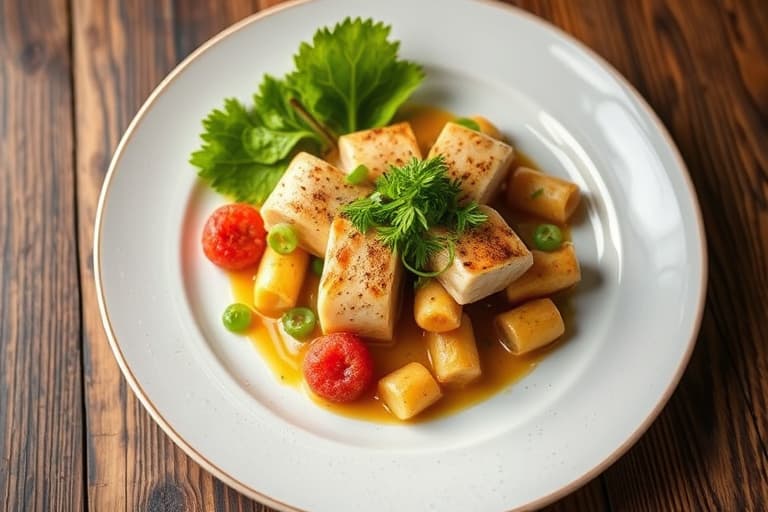 Druetopper fylt med dillduket ris