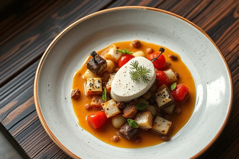 Byggryn, fetaost og pæresalat