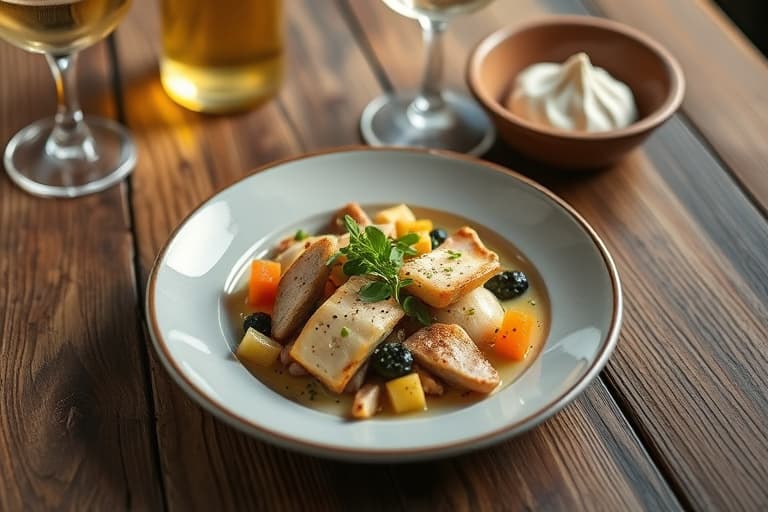 Surkål med gin og karve