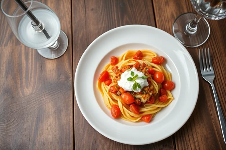 Fennikelsalat med tomat og fetaost