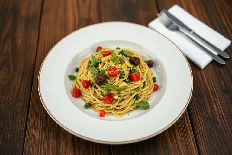 Grønn Poblano-ris (Arroz Verde al Poblano)