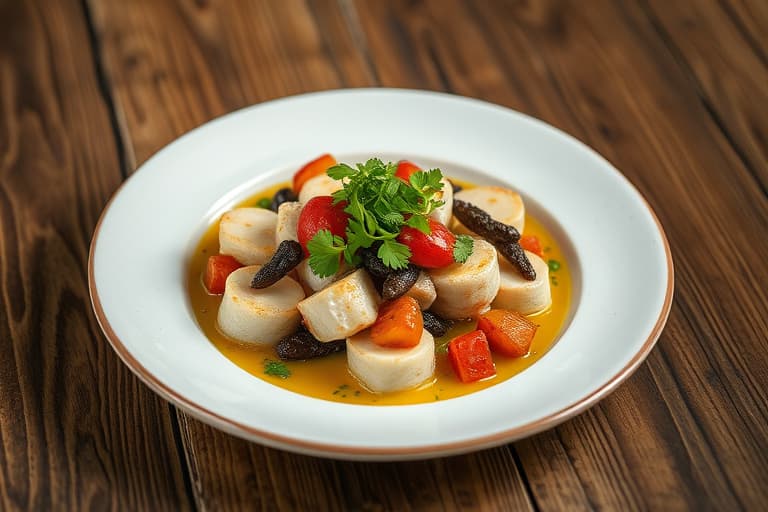 Visnet vannkresse med hvitløk