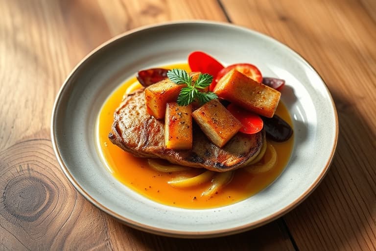 Bakt kyllingbryst med urteskorpe