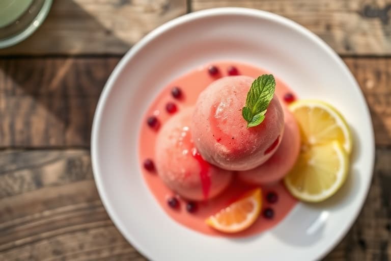Regnbue Daiquiri Sorbet