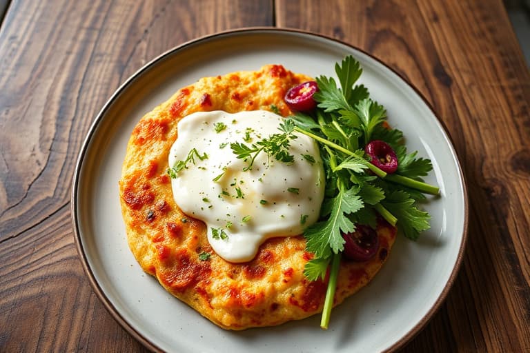 3-ingredienser flaky flatbrød