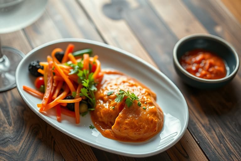 Bakt Buffalo kyllingdip