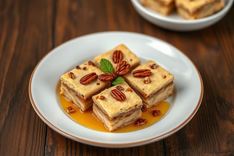 Maple Pecan Shortbread Squares
