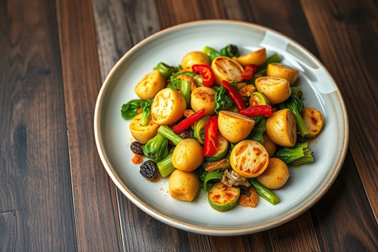 Brusselskålssalat med Szechuan-pepper og selleri
