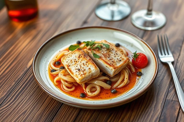 Hangerbiffer marinert i rødvin med flatbrød