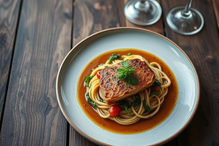 Stekt svineknoke på pannen