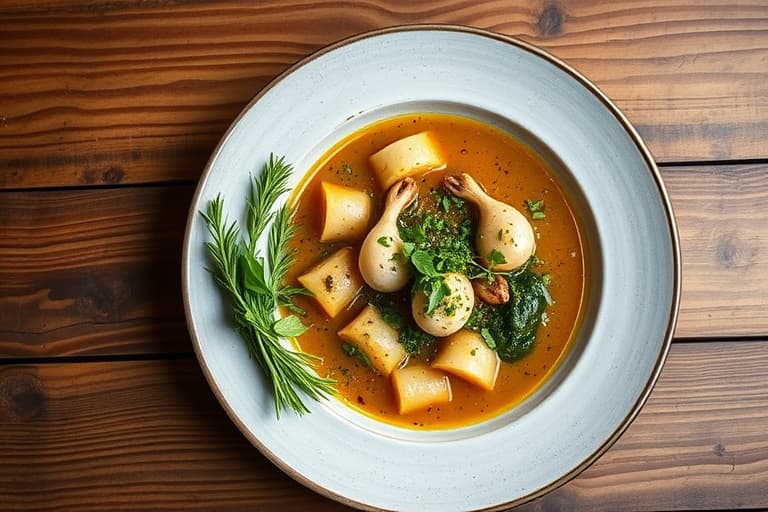 Tre-grønnsakssuppe med spinatgremolata