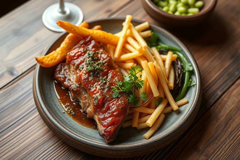 Kansas City-søte og røyke ribber