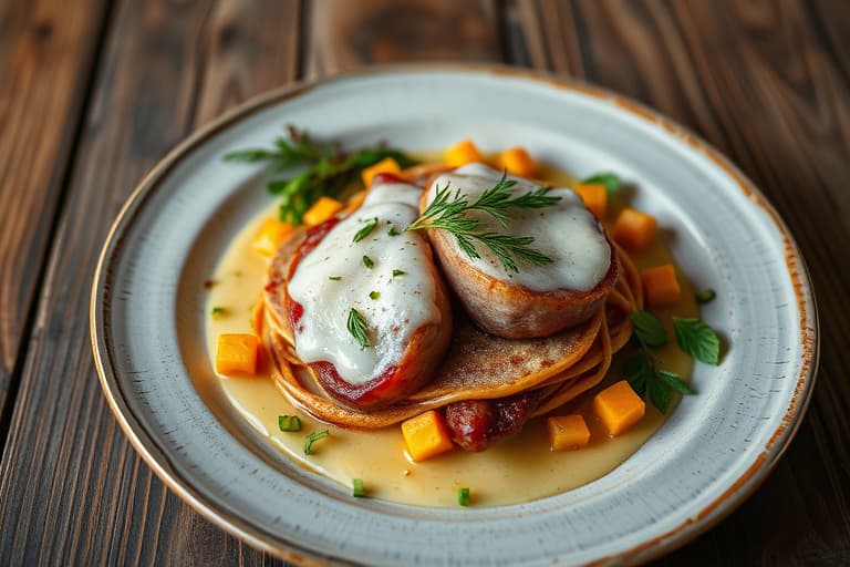 Krydrede reker med maisgrøt