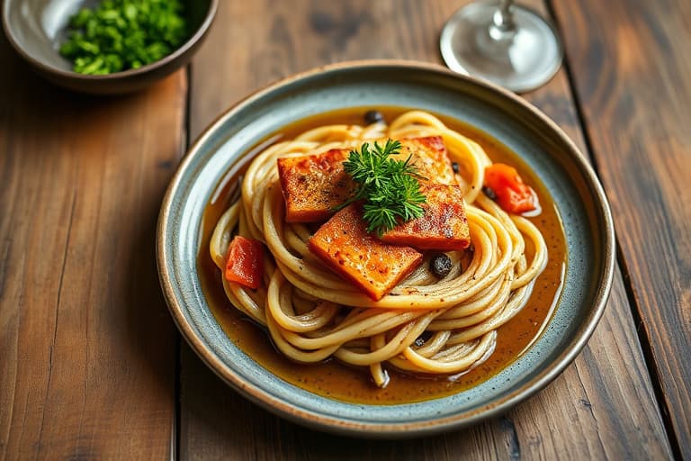 Risotto-inspirert bygg med sopp