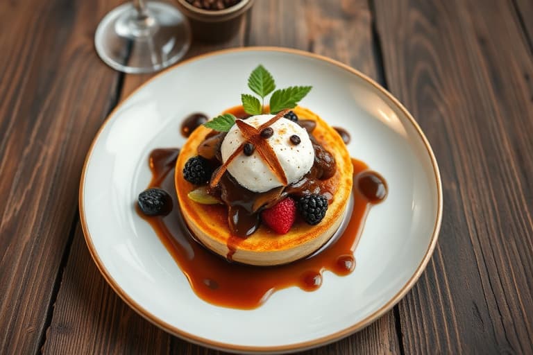 Sjokoladegresshopperkremtart med iskrem