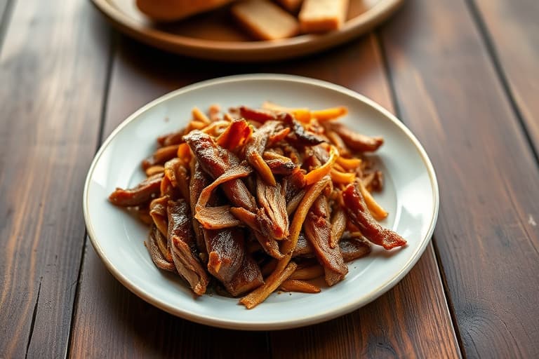 North Carolina pulled-pork barbecue