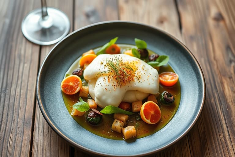 Fersk limepai med marengslattice og glasert bær