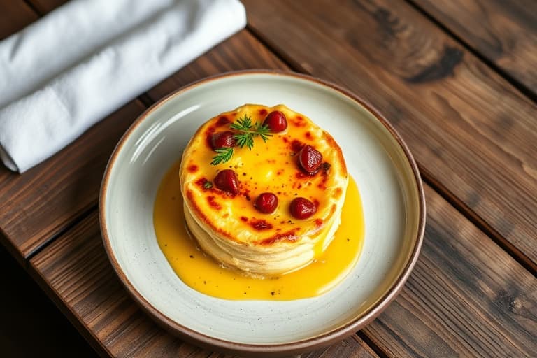 Pastinakk- og Cheddar-soufflé