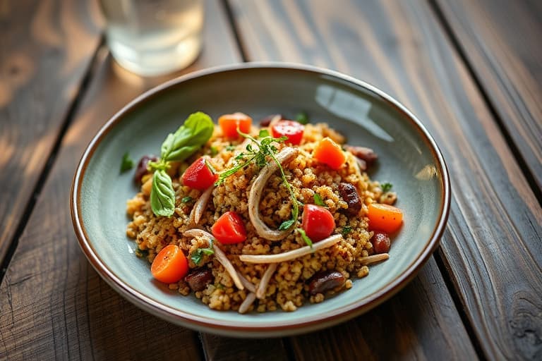Liten quinoa-kaker