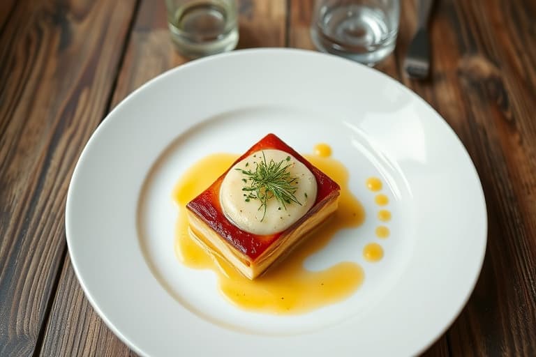 Ostefylte blintzes med trebærsuppe