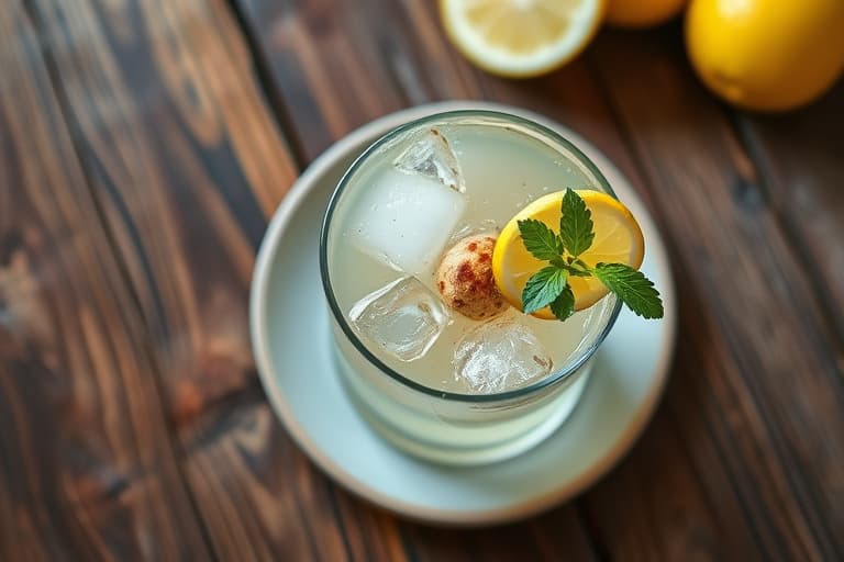 Mintet vodka lemonade