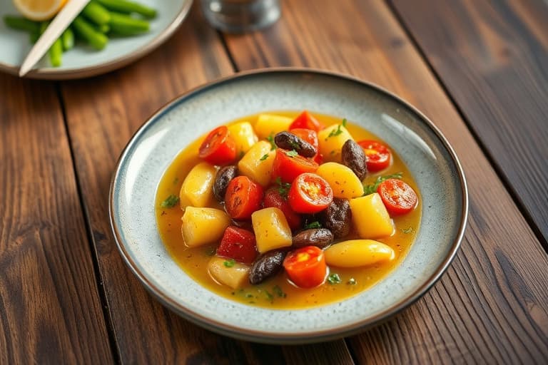 Sommergrønnsaks-succotash