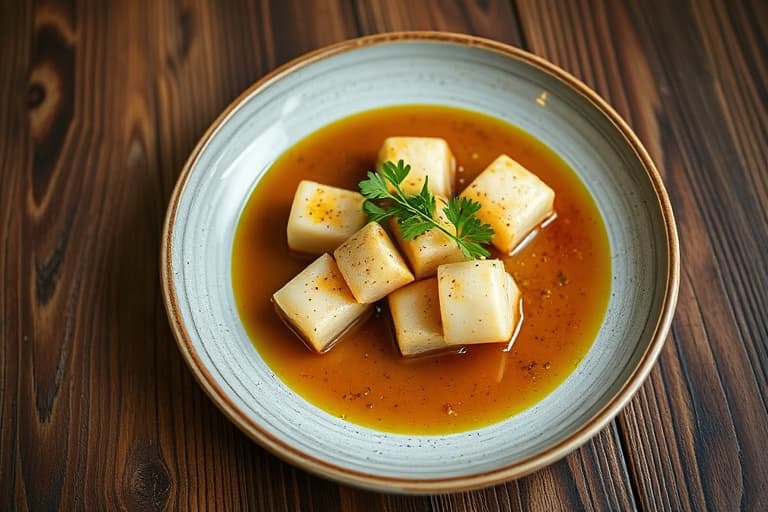 Hvitbønner i sherry- og brødsmørsaus