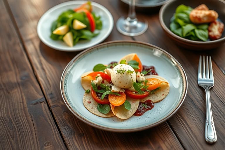 Røkt østers Caesar