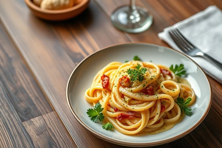 Biff- og nudelgrateng